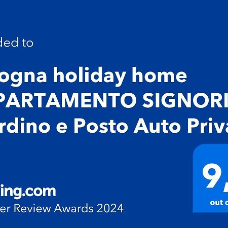 Appartamento Signorini -Www Bolognaholidayhome Com- -Bhh Bologna Holiday House Whit Garden & Free Parking Kültér fotó